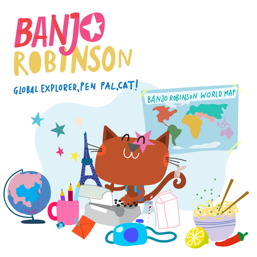 Banjo Robinson- the character behind the globetrotting, magical CAT! that is Banjo.