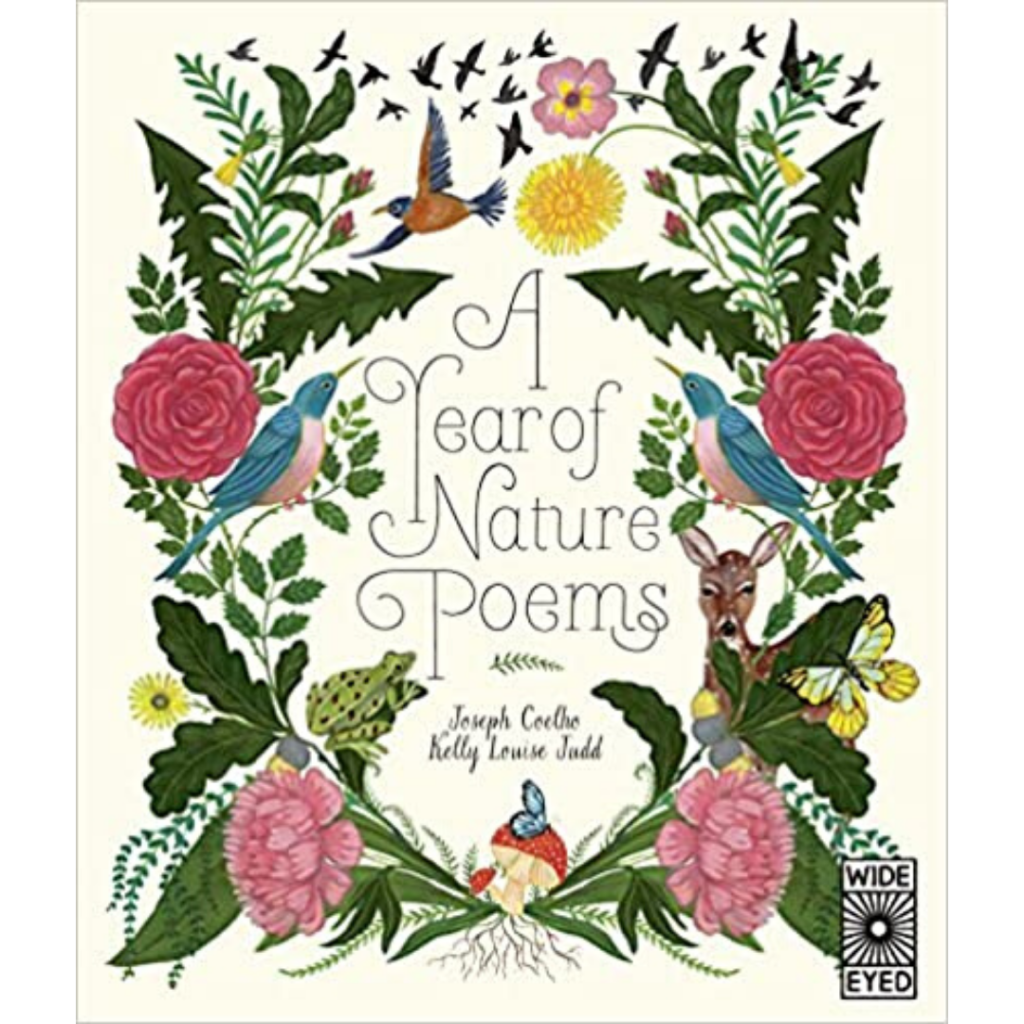 A Year of Nature Poems by Joseph Coelho and illustrated by Kelly Louise Judd, book cover.